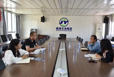 農高區科研和人才服務中心領導到俊源石油開展送政策活動